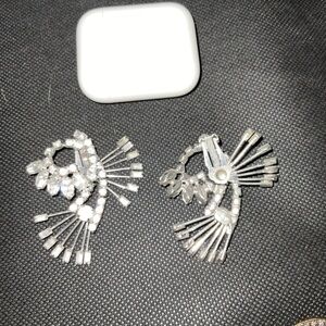 antique rhinestone earrings